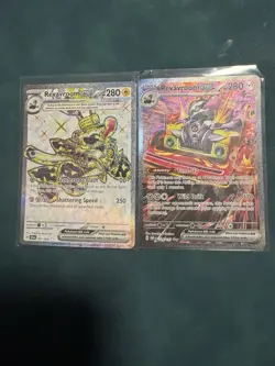 Pokemon EX Full Art Lot Revavroom ex Bundle NM Scarlet Violet Cards - Image 1