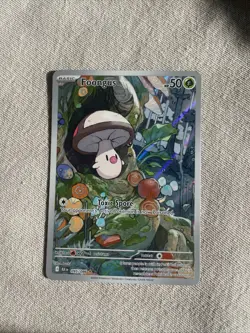 Pokemon TCG Foongus Black Bolt Holo Card 095/086 Illustration Rare - Image 1