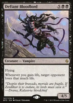 Defiant Bloodlord - Battle for Zendikar | MTG Card - Image 3