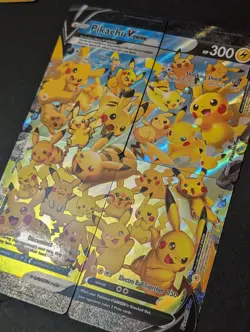 Pikachu v Union Holo Complete Set of 4 Cards NM Condition - Image 2