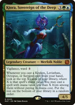 MTG - Kiora, Sovereign of the Deep - MOM: The Aftermath - Magic the Gathering - Image 1