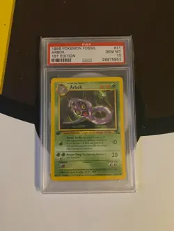 PSA 10 Arbok 31/62 1st Edition Fossil Non Holo Pokemon Card - Image 1
