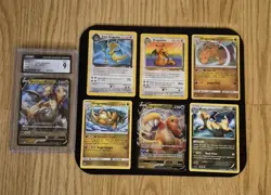 Pokemon 7 Card Dragonite Lot -Fossil -Team Rocket -Pokemon Lot - CGC - Lot #61 - Image 1