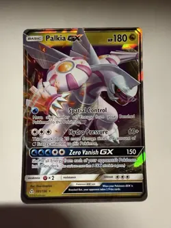Pokemon TCG Palkia GX Ultra Prism 2018 101/156 Rare Card - Image 1