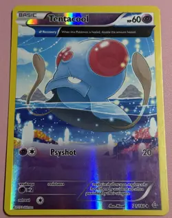 Tentacool 71/160 Reverse Holo Uncommon Primal Clash Pokemon Card LP - Image 1