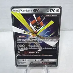 Kartana GX 70/111 Crimson Invasion Rare Holo GX Pokemon Card NM - Image 1