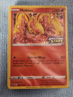 Moltres SWSH185 SWSH: Sword & Shield Promo Cards Holo - Image 1