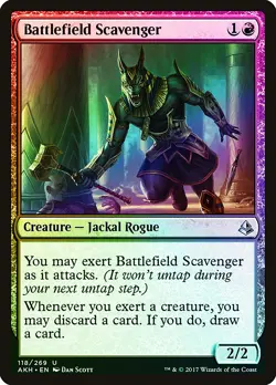 Battlefield Scavenger FOIL Amonkhet NM Red Uncommon MAGIC MTG CARD ABUGames - Image 1
