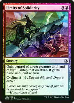 Limits of Solidarity FOIL Amonkhet NM Red Uncommon MAGIC MTG CARD ABUGames - Image 1