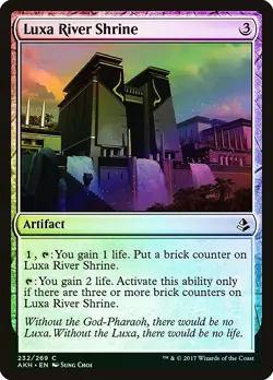 Luxa River Shrine FOIL Amonkhet NM Artifact Common MAGIC MTG CARD ABUGames - Image 1
