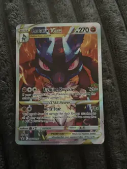 Pokemon Lucario VSTAR Promo Card SWSH291 Sword & Shield Holo English NM - Image 1
