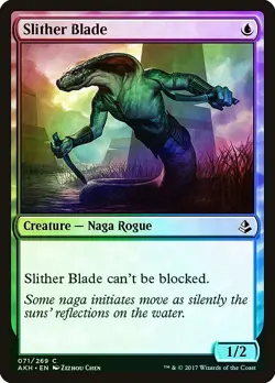 Slither Blade FOIL Amonkhet NM Blue Common MAGIC THE GATHERING CARD ABUGames - Image 1