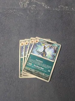 Umbreon 130/197 4x x4 Pokemon Card Obsidian Flames 2023 Playset - Image 1