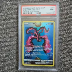 Pokemon Galarian Moltres TCG SWSH284 Sword & Shield Black Star Promo Card - Image 1