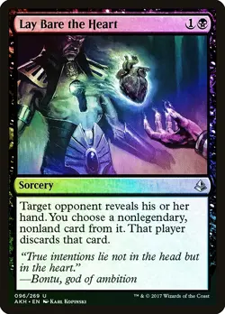 Lay Bare the Heart FOIL Amonkhet NM Black Uncommon MAGIC MTG CARD ABUGames - Image 1