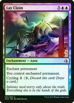 Lay Claim FOIL Amonkhet NM Blue Uncommon MAGIC THE GATHERING MTG CARD ABUGames - Image 1
