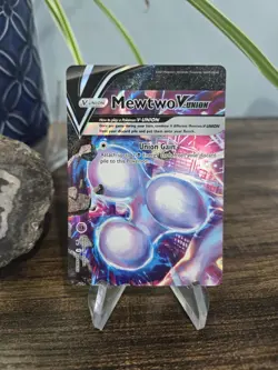 Mewtwo V-Union 159/160/161/162 Sword & Shield Black Star Promo Pokemon Cards - Image 2