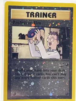PSA 9 MINT Professor Elm # 3 Best of Game Reverse Foil PROMO Pokemon Card - Image 2