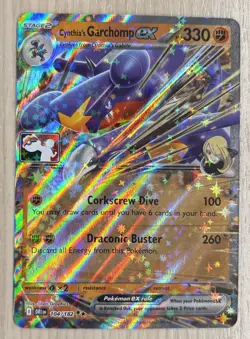 Cynthia's Garchomp ex - Double Rare Prize Pack Series Cards 104/182 NM - Image 1