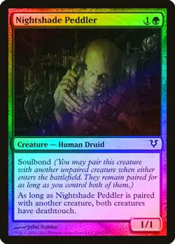 Nightshade Peddler FOIL Avacyn Restored NM Green Common MAGIC CARD ABUGames - Image 1