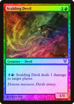 Scalding Devil FOIL Avacyn Restored NM Red Common MAGIC MTG CARD ABUGames - Image 1