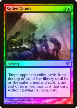Stolen Goods FOIL Avacyn Restored NM Blue Rare MAGIC GATHERING CARD ABUGames - Image 1