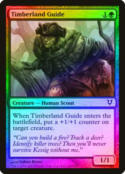 Timberland Guide FOIL Avacyn Restored NM Green Common MAGIC MTG CARD ABUGames - Image 1