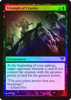Triumph of Cruelty FOIL Avacyn Restored NM Black Uncommon MAGIC CARD ABUGames - Image 1