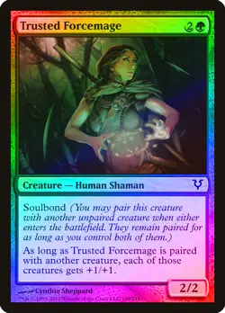 Trusted Forcemage FOIL Avacyn Restored NM Green Common MAGIC MTG CARD ABUGames - Image 1