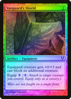 Vanguard's Shield FOIL Avacyn Restored NM Artifact Common MAGIC CARD ABUGames - Image 1