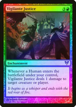 Vigilante Justice FOIL Avacyn Restored NM Red Uncommon MAGIC MTG CARD ABUGames - Image 1