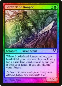 Borderland Ranger FOIL Avacyn Restored NM Green Common MAGIC MTG CARD ABUGames - Image 1