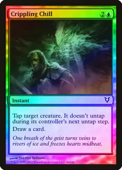 Crippling Chill FOIL Avacyn Restored NM Blue Common MAGIC MTG CARD ABUGames - Image 1