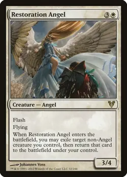 Restoration Angel Avacyn Restored HEAVILY PLD White Rare MAGIC MTG CARD ABUGames - Image 1