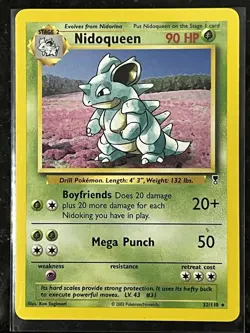 Nidoqueen 32/110 Rare Non-Holo Legendary Collection Set Pokemon Card LP+ - Image 1