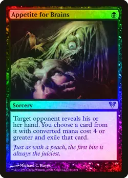 Appetite for Brains FOIL Avacyn Restored NM Black Uncommon MAGIC CARD ABUGames - Image 1
