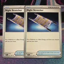 2x Night Stretcher 061/064 Sv: Shrouded Fable Playset Set Pokemon Card TCG Lot - Image 1