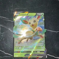 Leafeon V - SWSH194 - Pokemon Sword & Shield Promo Ultra Rare Holo Card NM - Image 1