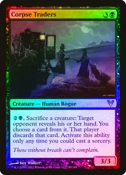 Corpse Traders FOIL Avacyn Restored NM Black Uncommon MAGIC MTG CARD ABUGames - Image 1
