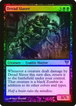 Dread Slaver FOIL Avacyn Restored NM Black Rare MAGIC GATHERING CARD ABUGames - Image 1
