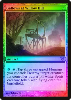 Gallows at Willow Hill FOIL Avacyn Restored NM Artifact Rare MTG CARD ABUGames - Image 1