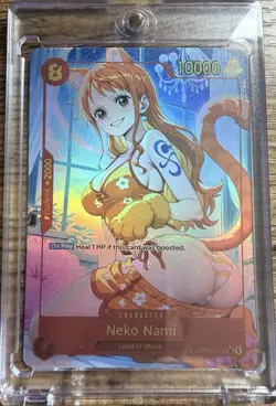 Neko Nami Waifu Card One Piece TCG Waifusaga - Image 1