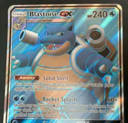 Blastoise GX SM189 NM Black Star Promo Oversized Card- Pokemon JUMBO - Image 3