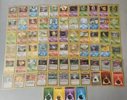 Base Set Jungle Fossil Common Uncommon Complete NM DMG 134 Card Lot Pokemon WOTC - Image 2