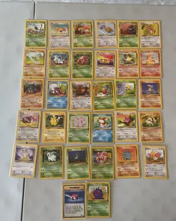 Base Set Jungle Fossil Common Uncommon Complete NM DMG 134 Card Lot Pokemon WOTC - Image 4