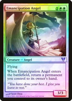 Emancipation Angel FOIL Avacyn Restored NM White Uncommon MAGIC CARD ABUGames - Image 1