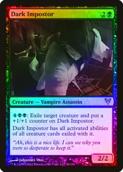 Dark Impostor FOIL Avacyn Restored PLD Black Rare MAGIC MTG CARD ABUGames - Image 1