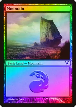 Mountain (241) FOIL Avacyn Restored NM Basic Land MAGIC MTG CARD ABUGames - Image 1
