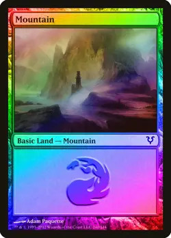 Mountain (240) FOIL Avacyn Restored NM Basic Land MAGIC MTG CARD ABUGames - Image 1