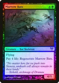 Marrow Bats FOIL Avacyn Restored NM Black Uncommon MAGIC MTG CARD ABUGames - Image 1